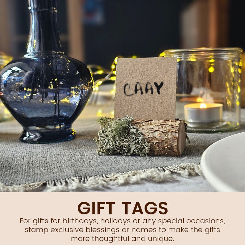 Gjør-det-selv bokstavstempel