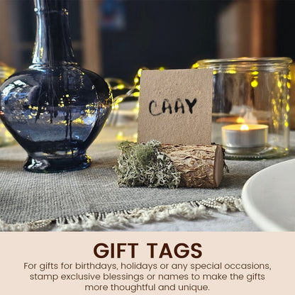 Gjør-det-selv bokstavstempel