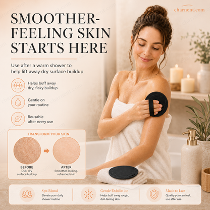 🧖‍♀️ 50 % RABATT! Peeling-Badekissen – sanft peelen, Poren reinigen & strahlende Haut bekommen. Langlebiges Gummi, einfach zu reinigen ✨🛀