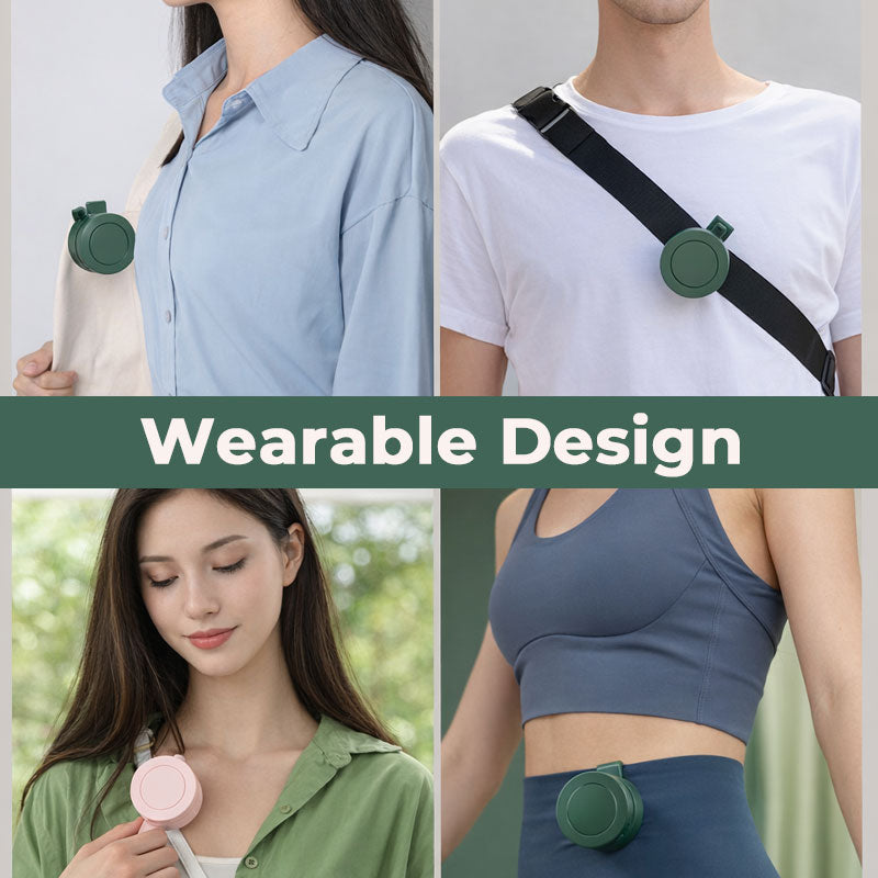 Tragbarer Ventilator mit Hüftclip