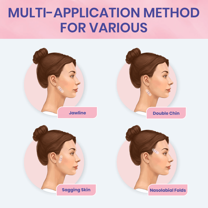 V-Gesicht 👑 Unsichtbares Lifting-Tape