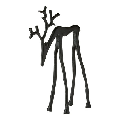 🎅 Julebestselger 🦌 Svart reinsdyrfigur, julepynt