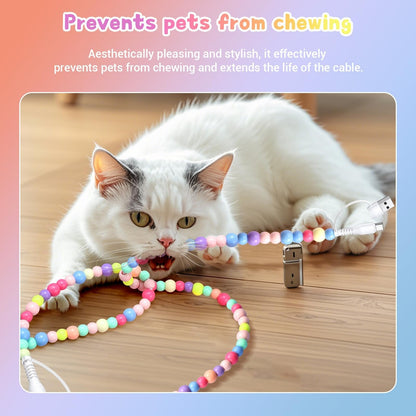 🎁KJØP 1, FÅ 1 GRATIS🔥4-i-1 perlebesatt ladekabel og hurtigladekabel 66W