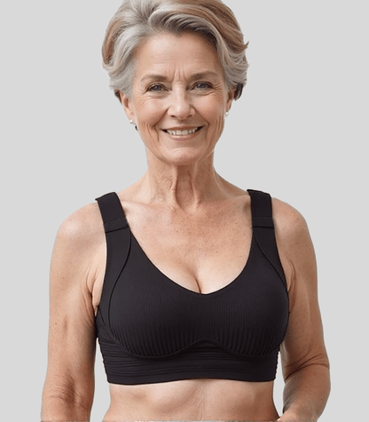 🏆️Gerippter Push-up-BH ohne Bügel für Damen