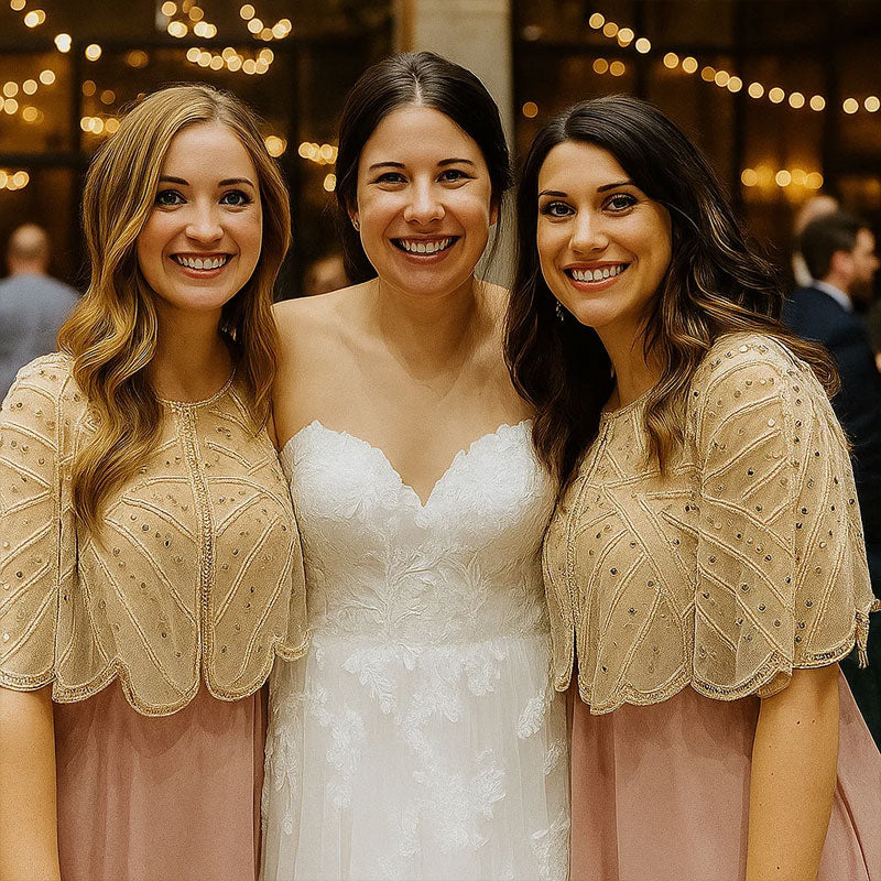 🎀2025 Ny ankomst✨Festlig blondeskjerf med paljetter