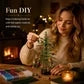 🎄✨ DIY-Set für Weihnachtsbaum mit Perlen – 🎅Gestalte deine eigene glitzernde Weihnachtsdekoration – sverigeify