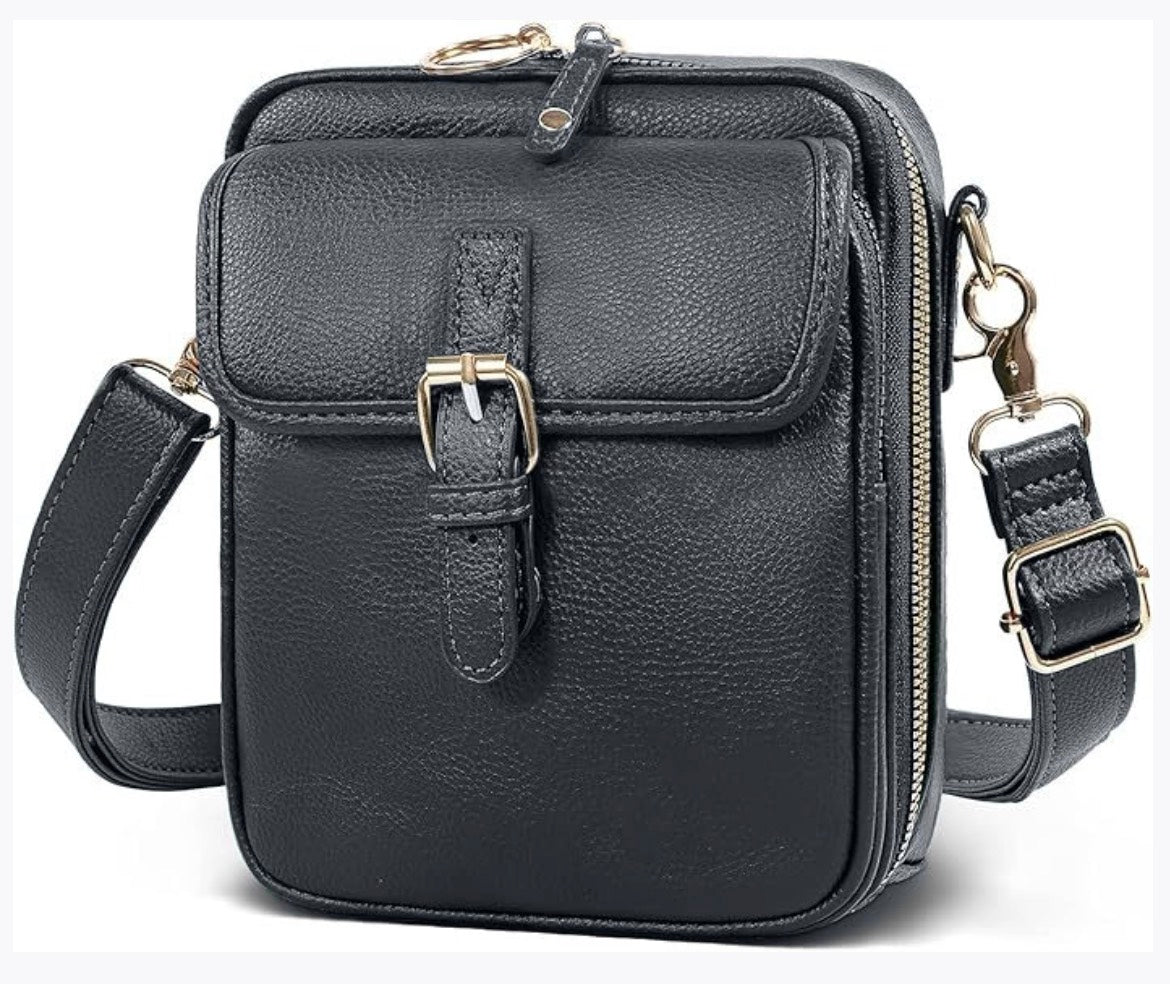 🔥Skulderveske i skinn