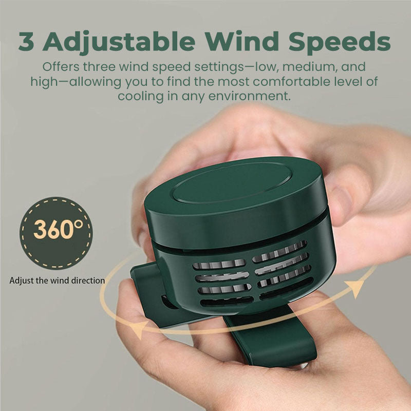 Tragbarer Ventilator mit Hüftclip