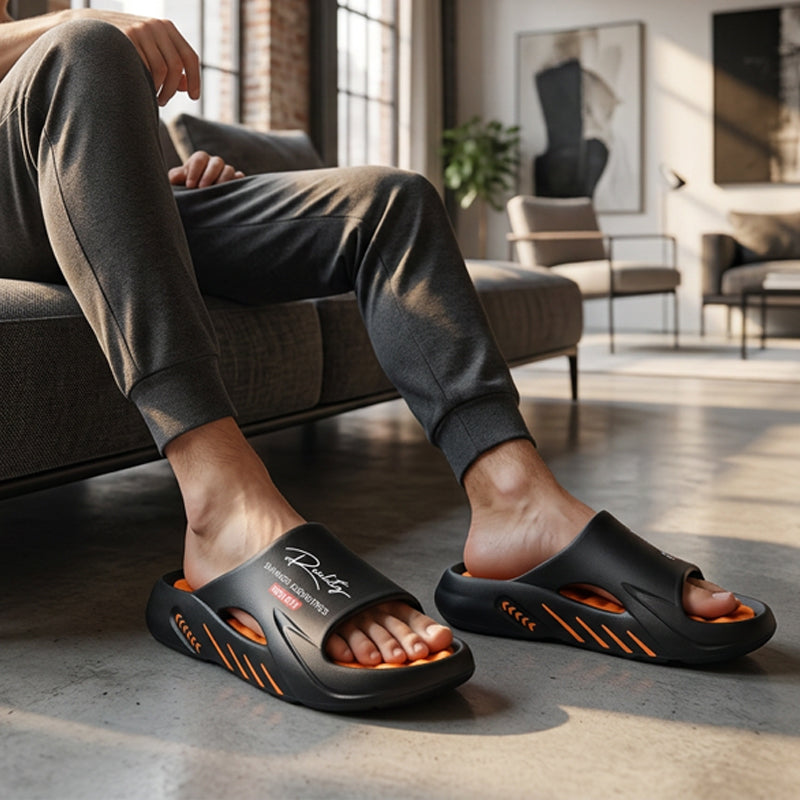 🥳SOMMERVERKAUF🥳💞ÜBER 50.000 VERKAUFT!💥49% RABATT! 🔥Rutschfeste Wolkensandalen mit dicken Sohlen für Herren