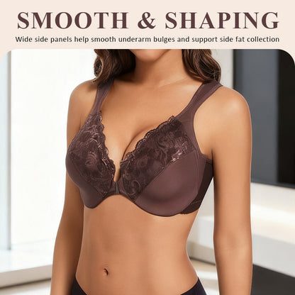 🎀Julesalg: 47 % rabatt💕Blonde push-up BH med spenne foran