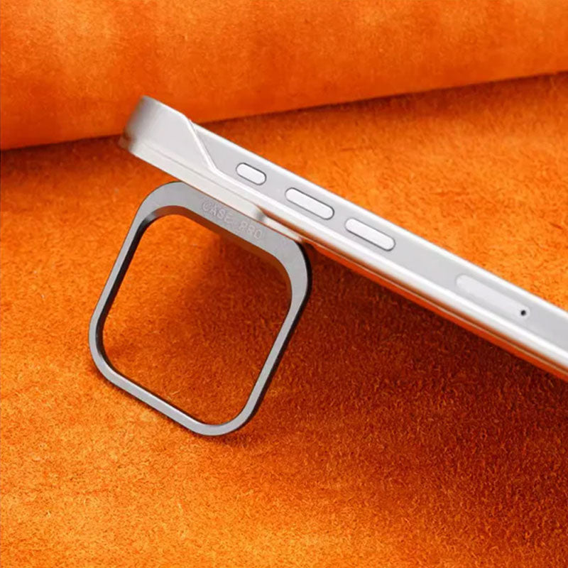 Ultratynt rammeløst skinndeksel til telefonen – med stativ og magnetisk funksjon