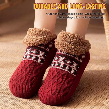 🧦 Jacquard-gulvsokker – Koselig varme for hvert skritt