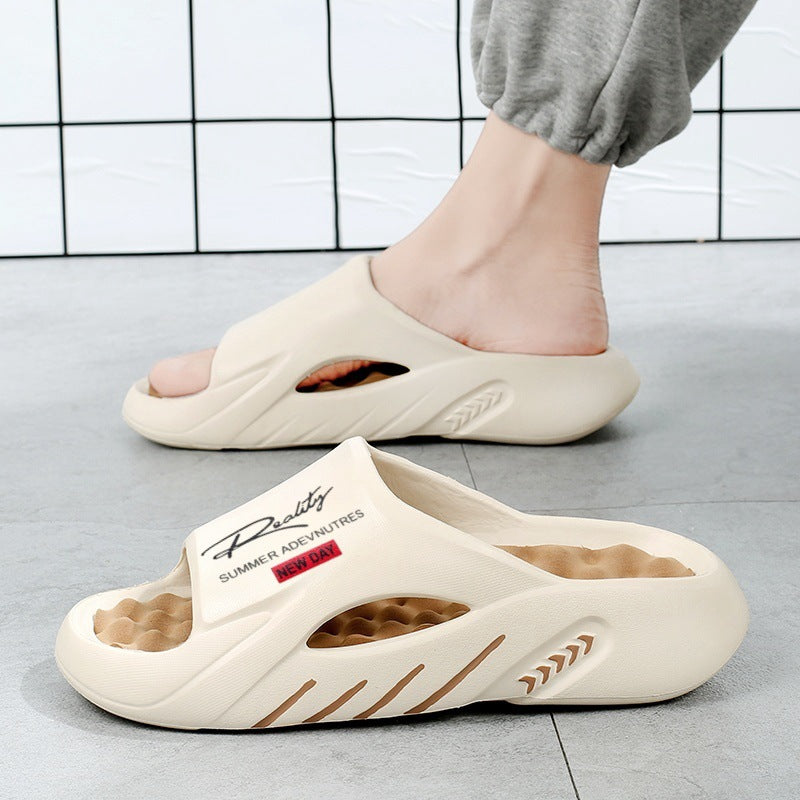 🥳SOMMERVERKAUF🥳💞ÜBER 50.000 VERKAUFT!💥49% RABATT! 🔥Rutschfeste Wolkensandalen mit dicken Sohlen für Herren