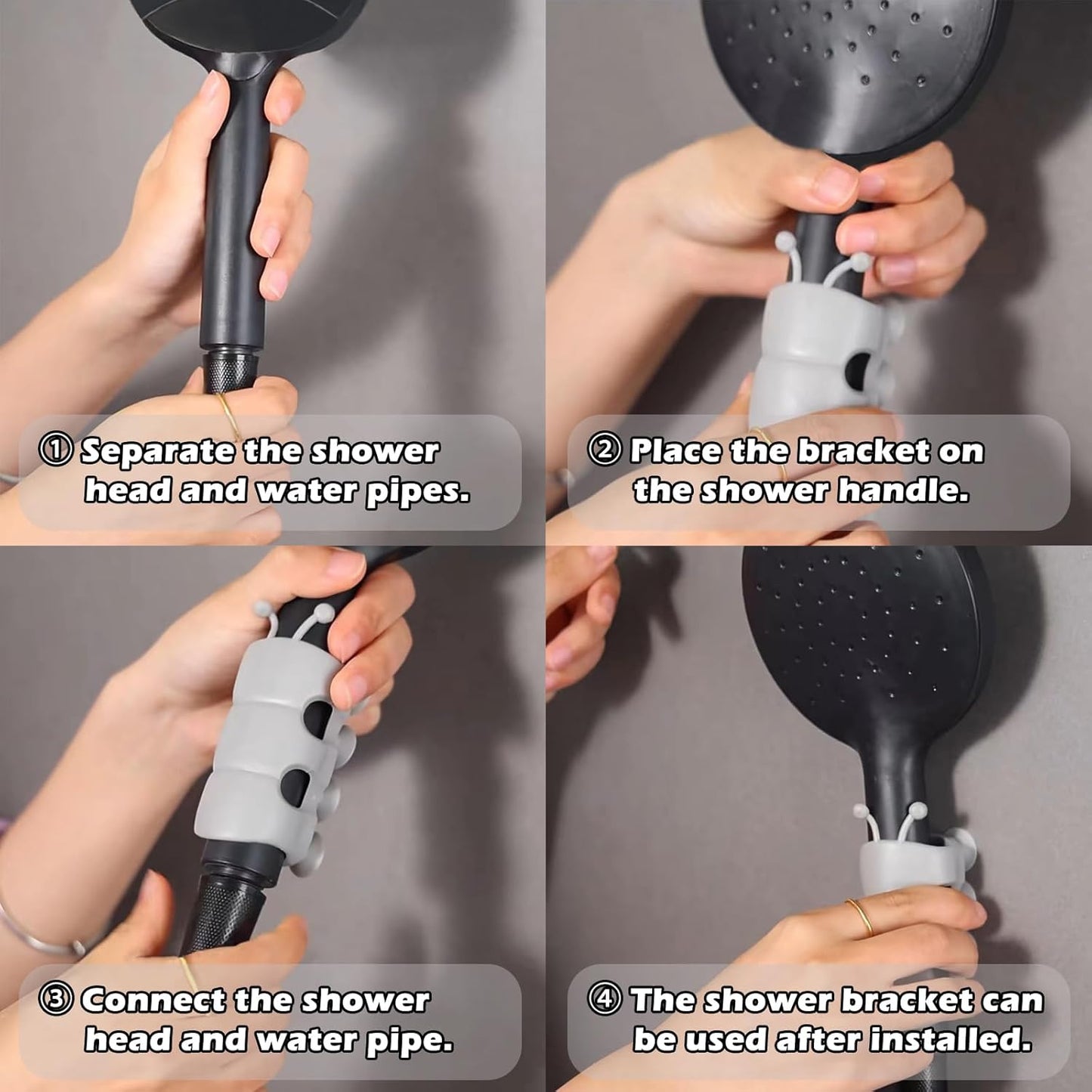 Duschkopfhalter aus Silikon