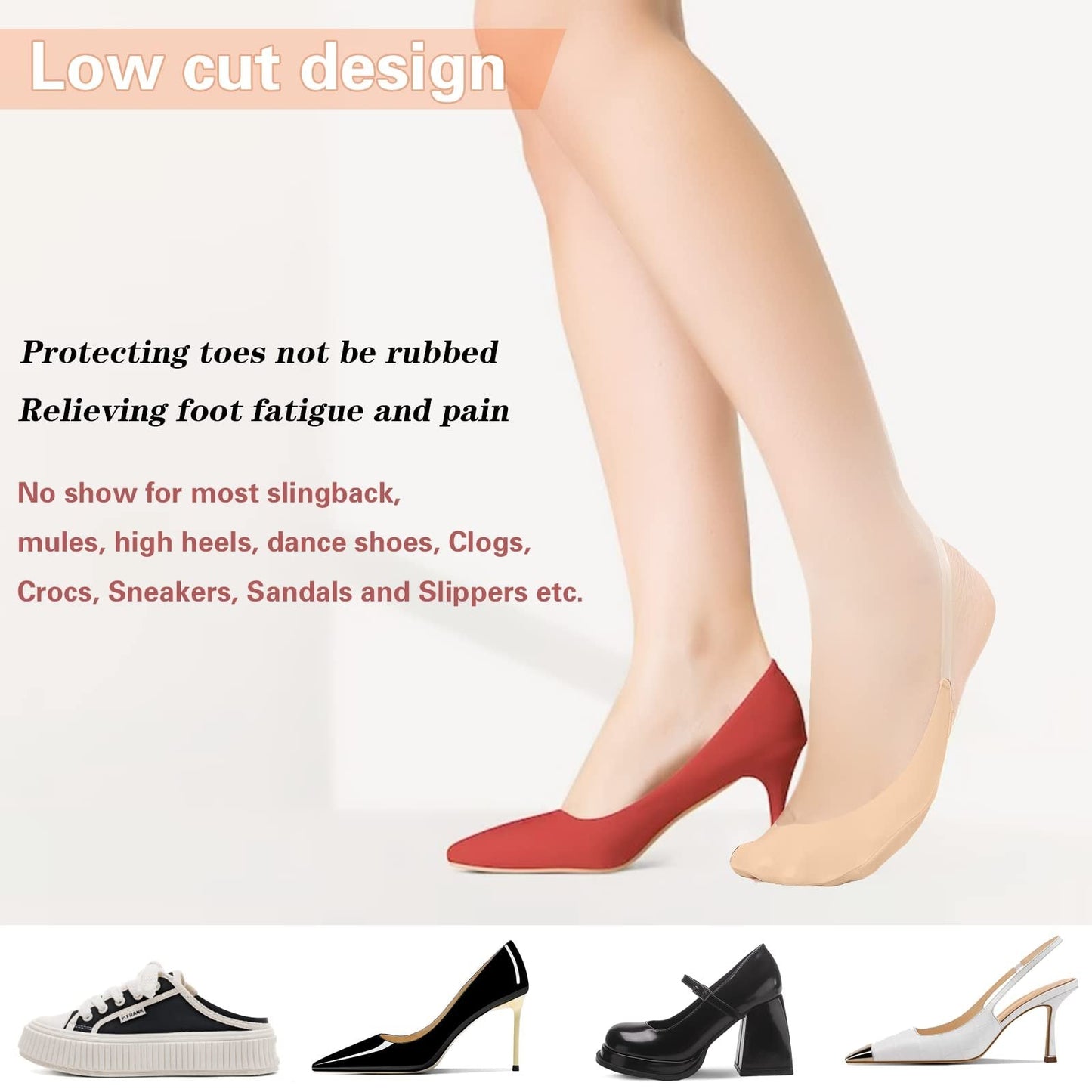 Tå Topper Sokker,Kjøp mer, få mer gratis,(størrelse EU:35-39)