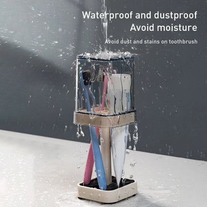 Stilig tannbørsteholder med lok