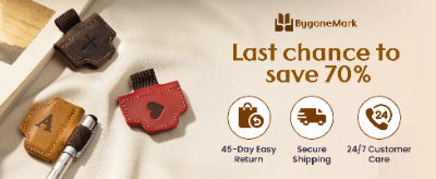 Personlig magnetisk pennholder i skinn, bokmerke