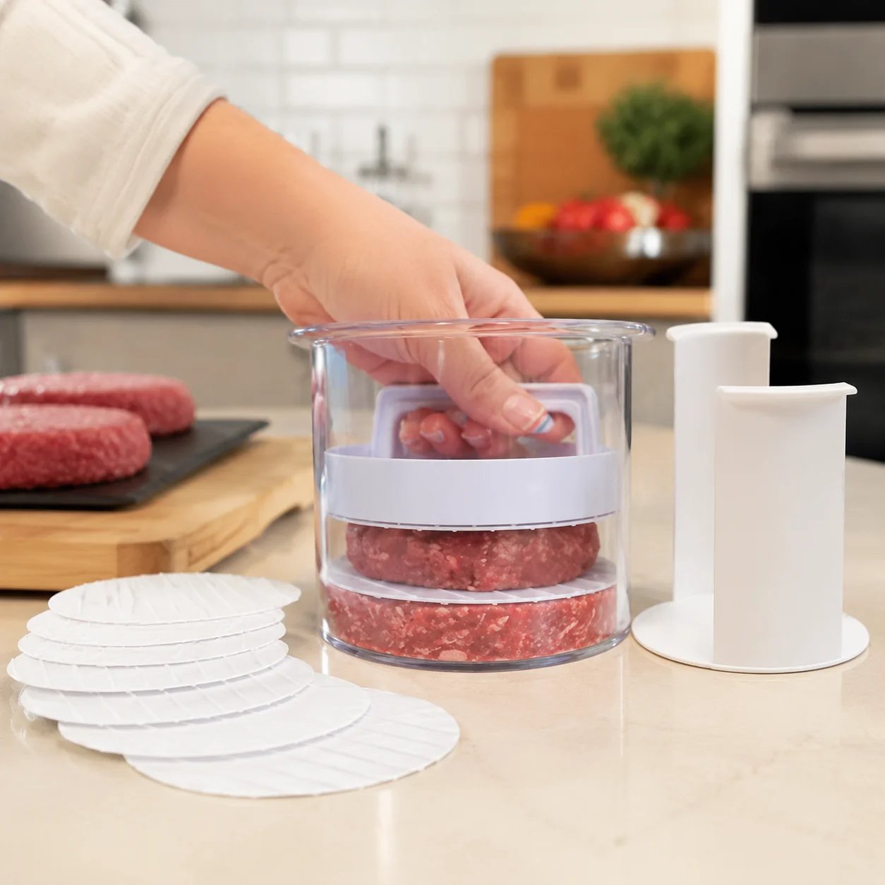 🍔 Burgerformer für einfache hausgemachte Burger
