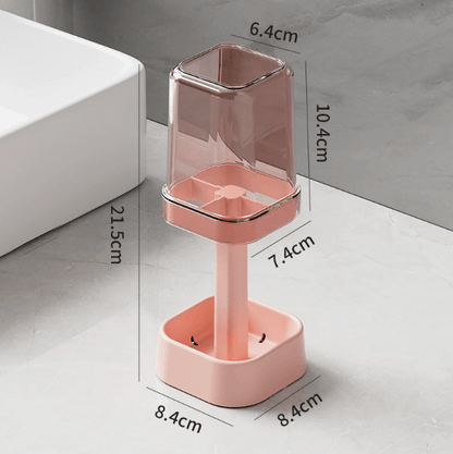 Stilig tannbørsteholder med lok