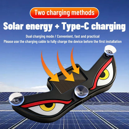 🟔 Laatste dag: 49% KORTING - Solar Demon Eye LED-raamlamp voor in de auto