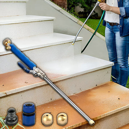 Høytrykksdyse for bilvask med lang stang, vannpistol🚿