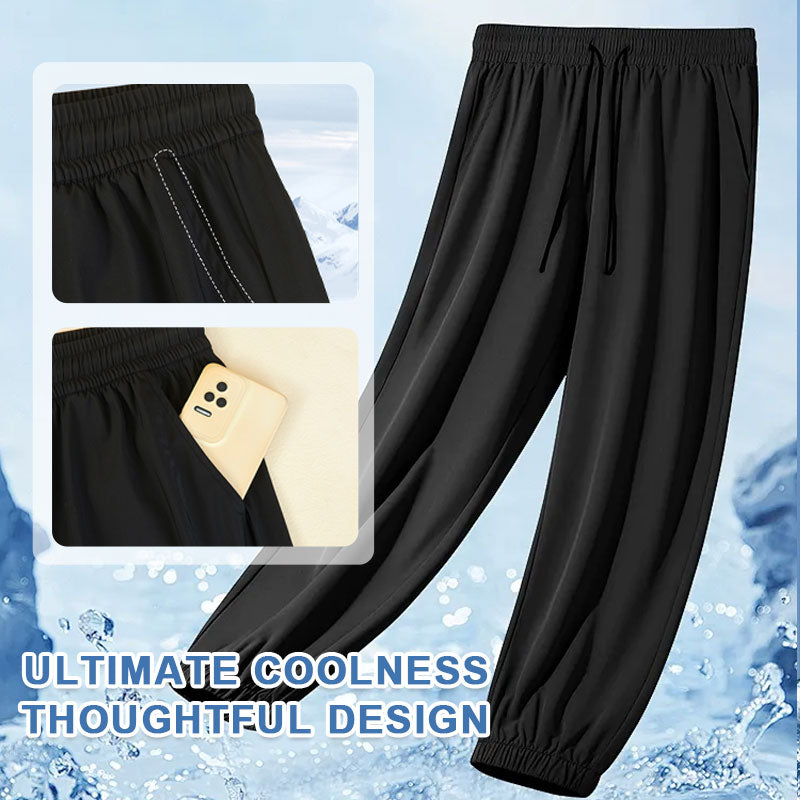🧊 Ice Silk Quick-Dry Pants - Hold deg kjølig, tørr og komfortabel hele dagen! ☀️