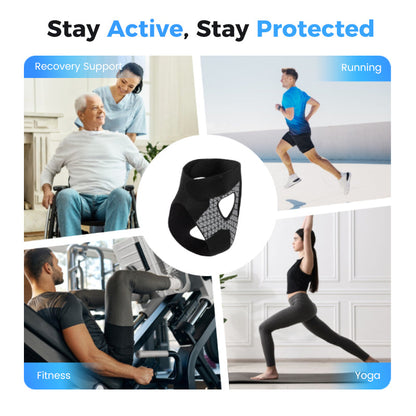 Justerbar elastisk ankelstøtte