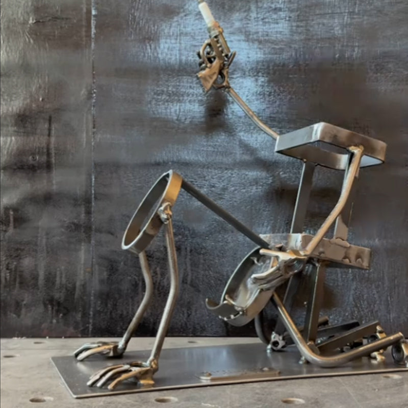 Skull Coke og vinflaskestativ