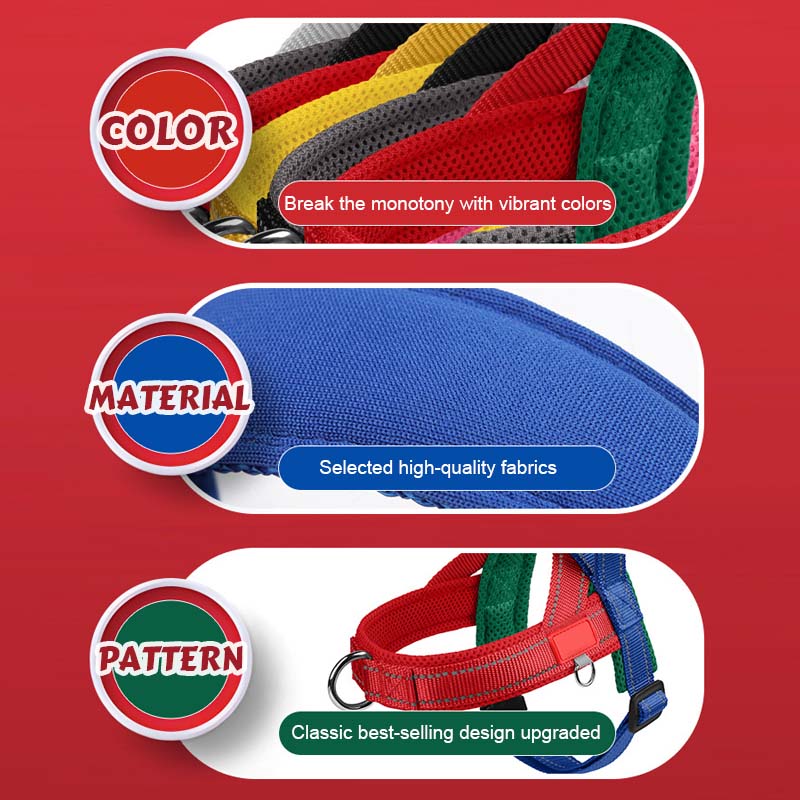 Hundegeschirr + kostenloses Band 1,5 m x 1,0 m