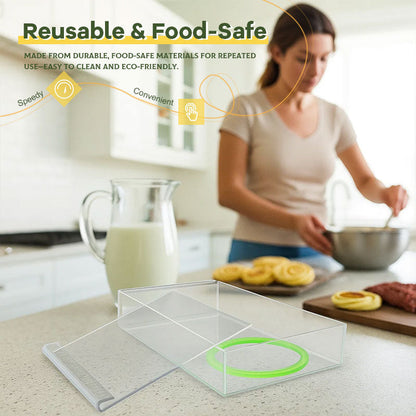 Multifunksjonell rund matform for tørking og baking