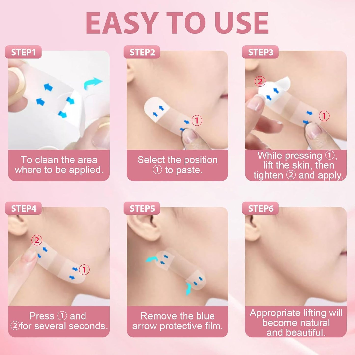 ✨🔥Usynlig ansiktsløftningsteip