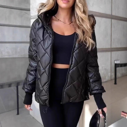 ⏳Diamantvattert dunjakke til dame