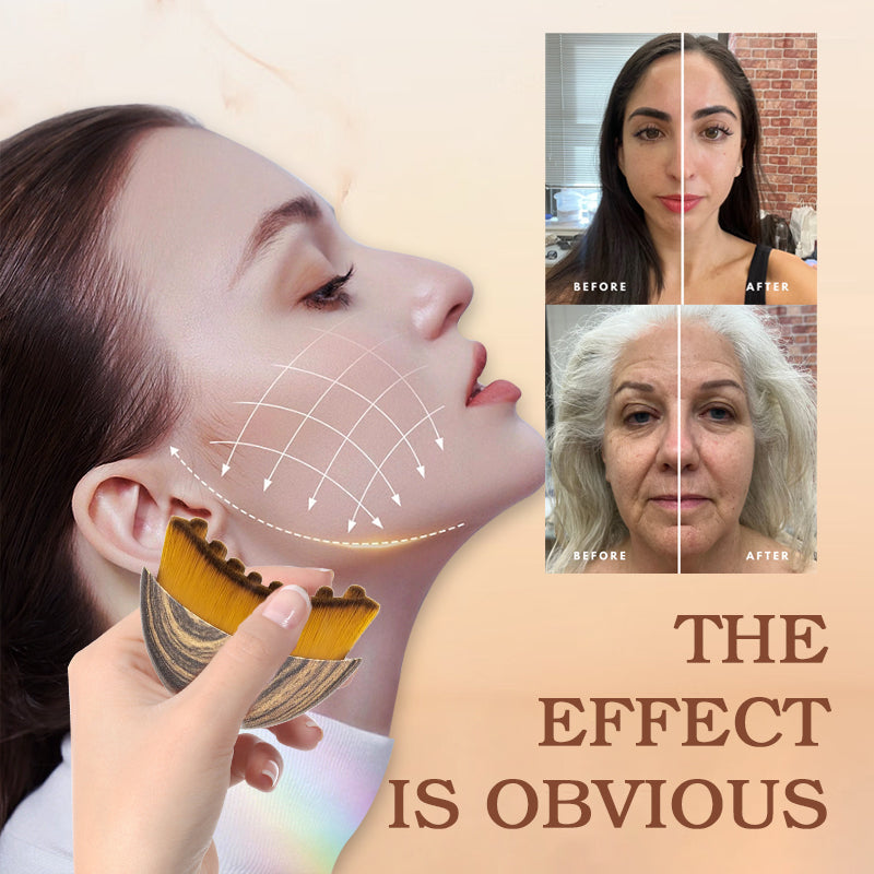 Lymfatisk kontur ansiktsborste