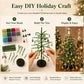 🎄✨ DIY-Set für Weihnachtsbaum mit Perlen – 🎅Gestalte deine eigene glitzernde Weihnachtsdekoration – sverigeify