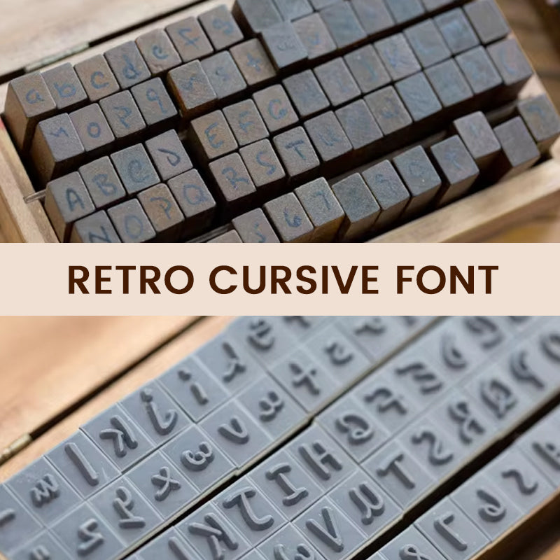 Gjør-det-selv bokstavstempel