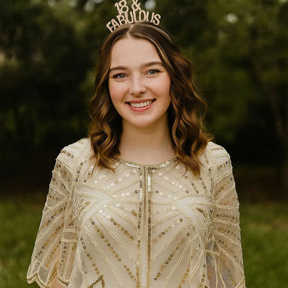 🎀2025 Ny ankomst✨Festlig blondeskjerf med paljetter