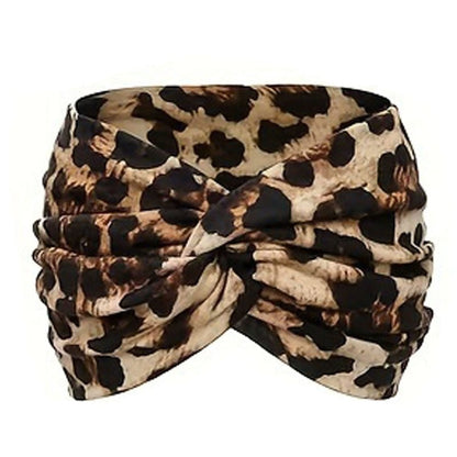 Stirnband im Boho-Stil & mit Paisley-Muster, breites elastisches Stirnband