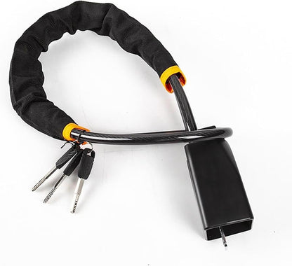 Universell rattlås med sikkerhetsbelteklips (inkluderer 2 nøkler)