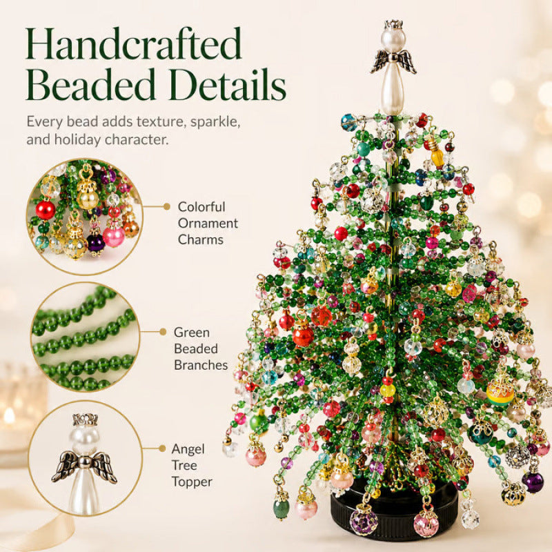 🎄DIY Weihnachtsbaum-Perlen-Set – 🎅Gestalte deine eigene glitzernde Weihnachtsdekoration