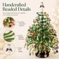 🎄✨ DIY-Set für Weihnachtsbaum mit Perlen – 🎅Gestalte deine eigene glitzernde Weihnachtsdekoration – sverigeify