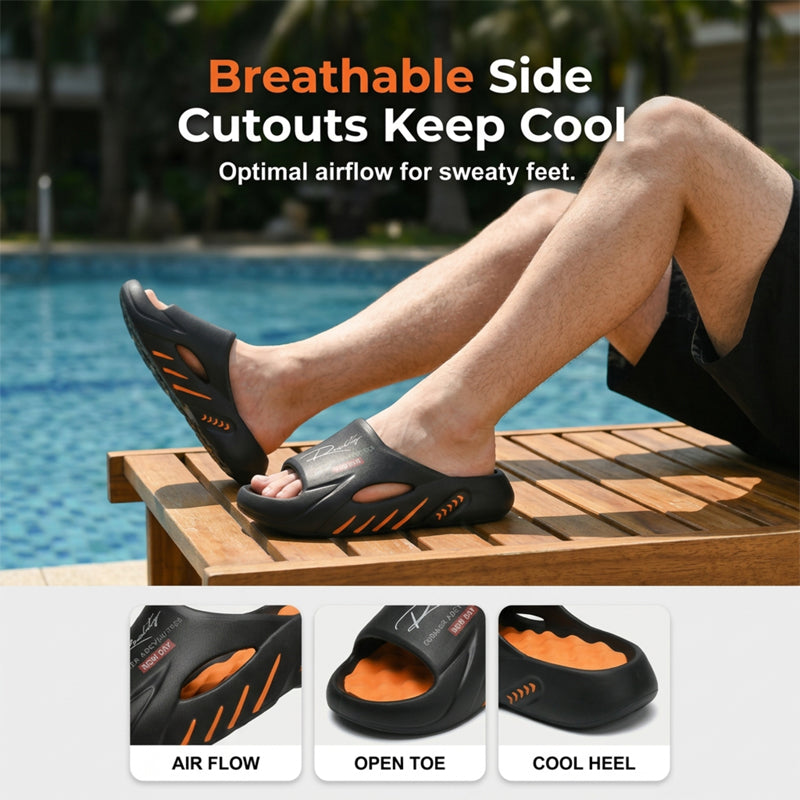🥳SOMMERVERKAUF🥳💞ÜBER 50.000 VERKAUFT!💥49% RABATT! 🔥Rutschfeste Wolkensandalen mit dicken Sohlen für Herren