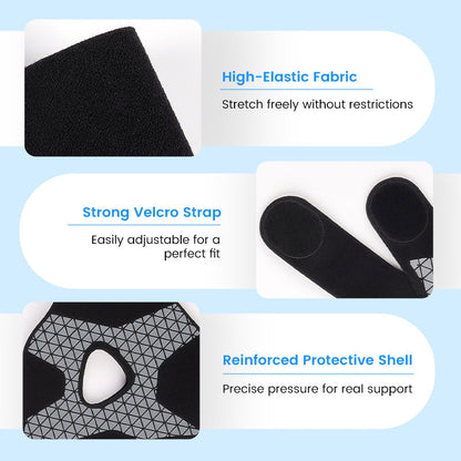 Justerbar elastisk ankelstøtte