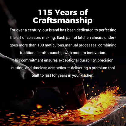 Multifunksjonell, robust kjøkkensaks