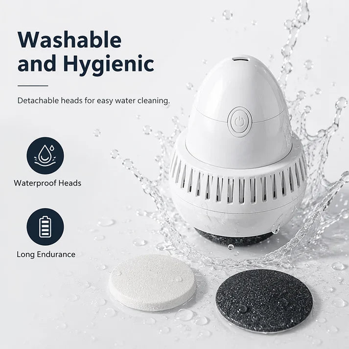 🔥 50 % Rabatt jetzt! 🦶 Professionelle elektrische Fußfeile – Effektive Hornhautentfernung für weichere Füße ✨