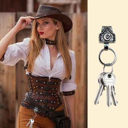 Western Initial Key Clip