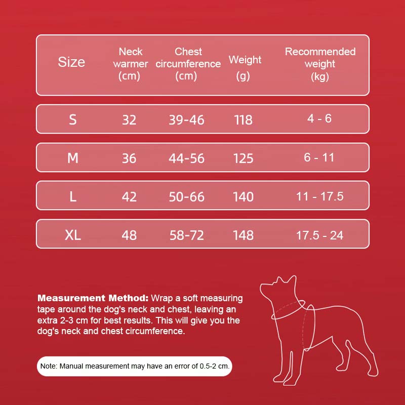 Hundegeschirr + kostenloses Band 1,5 m x 1,0 m