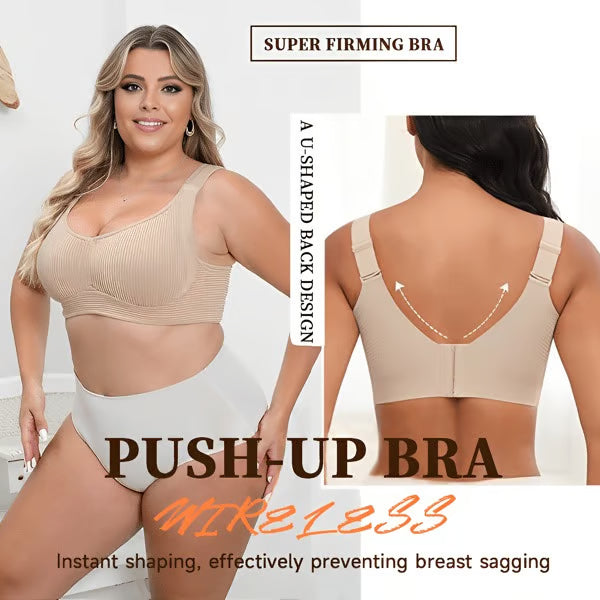 Vielseitiger, bequemer, kabelloser Push-up-BH mit Lift- und Flex-Funktion