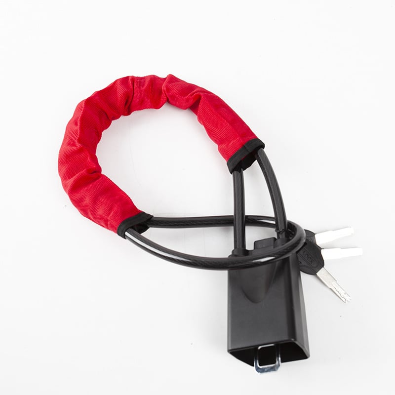 Universell rattlås med sikkerhetsbelteklips (inkluderer 2 nøkler)