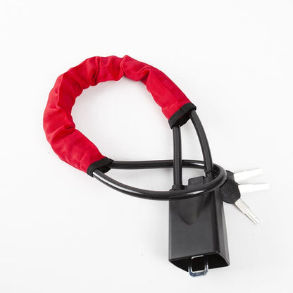 Universell rattlås med sikkerhetsbelteklips (inkluderer 2 nøkler)