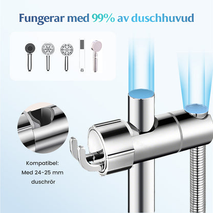 Ingen boring nødvendig · Fest og bruk · Nytt valg for dusjtilbehør